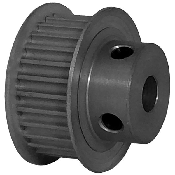 B B Manufacturing 28-3P09-6FA3, Timing Pulley, Aluminum, Clear Anodized,  28-3P09-6FA3